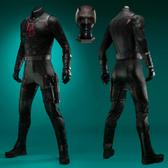 Daredevil: Born Again Season 2 Costume Cosplay Black Suit Matt Murdock Upgrade Ver. Unibuyplus