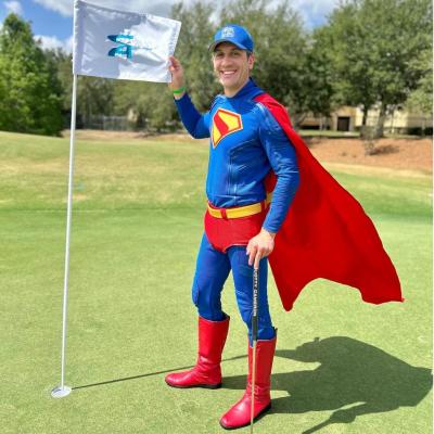 Customer wearing Superman legacy Costume Cosplay Suit Clark Kent Ver 2 Unibuyplus