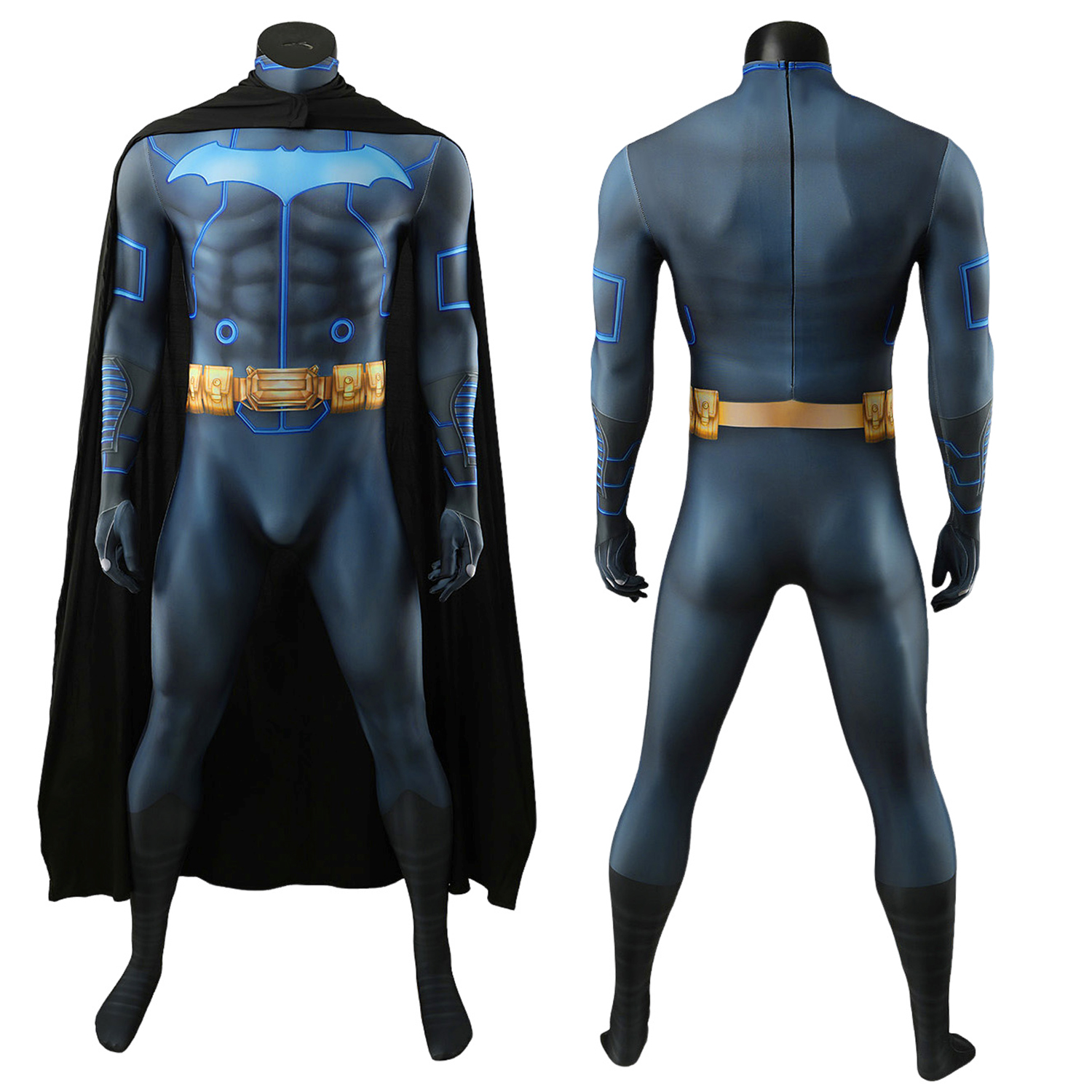 Batsuit with the Mobius Chair Costume Cosplay Suit Bodysuit For Kids Adult Unibuyplus