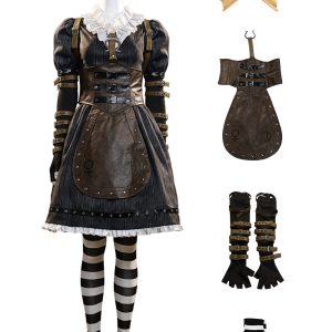 Alice: Madness Returns Alice Liddell Dress Costume Cosplay Suit Unibuyplus