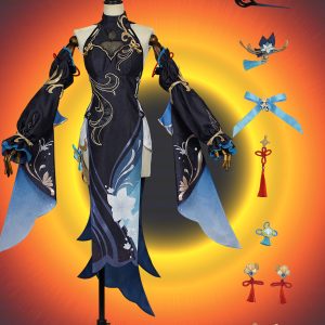 Shenhe Costume Cosplay Dress Genshin Impact Ver.2 Unibuy