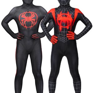 Spider-Man Miles Morales Costume Cosplay Suit Kids Unibuy