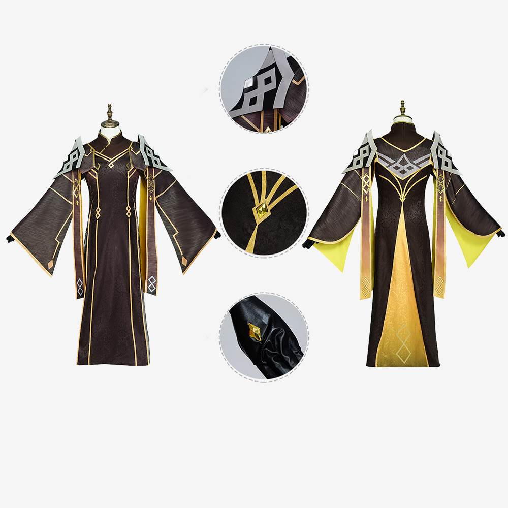 Genshin Impact Zhongli Costume Cosplay Suit Unibuy