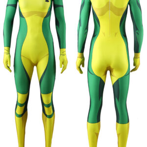 X-Men 97 Rogue Costume Cosplay Suit Anna Marie Bodysuit For Kids Adult Unibuyplus