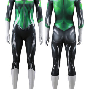 Green Lantern Jessica Cruz Cosplay Suit Bodysuit For Adult Kids Unibuyplus