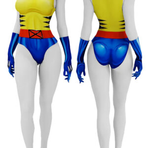 X-Men 97 Wolverine Female Costume Cosplay Suit Summer Ver. For Kids Adult Unibuyplus