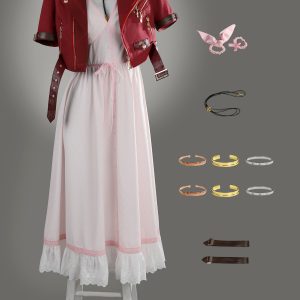 Final Fantasy VII Rebirth Aerith Gainsborough Dress Costume Cosplay Suit Unibuy