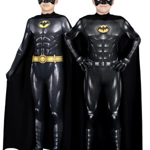 The Flash Batsuit Kids Costume Cosplay Suit with Cloak Unibuy