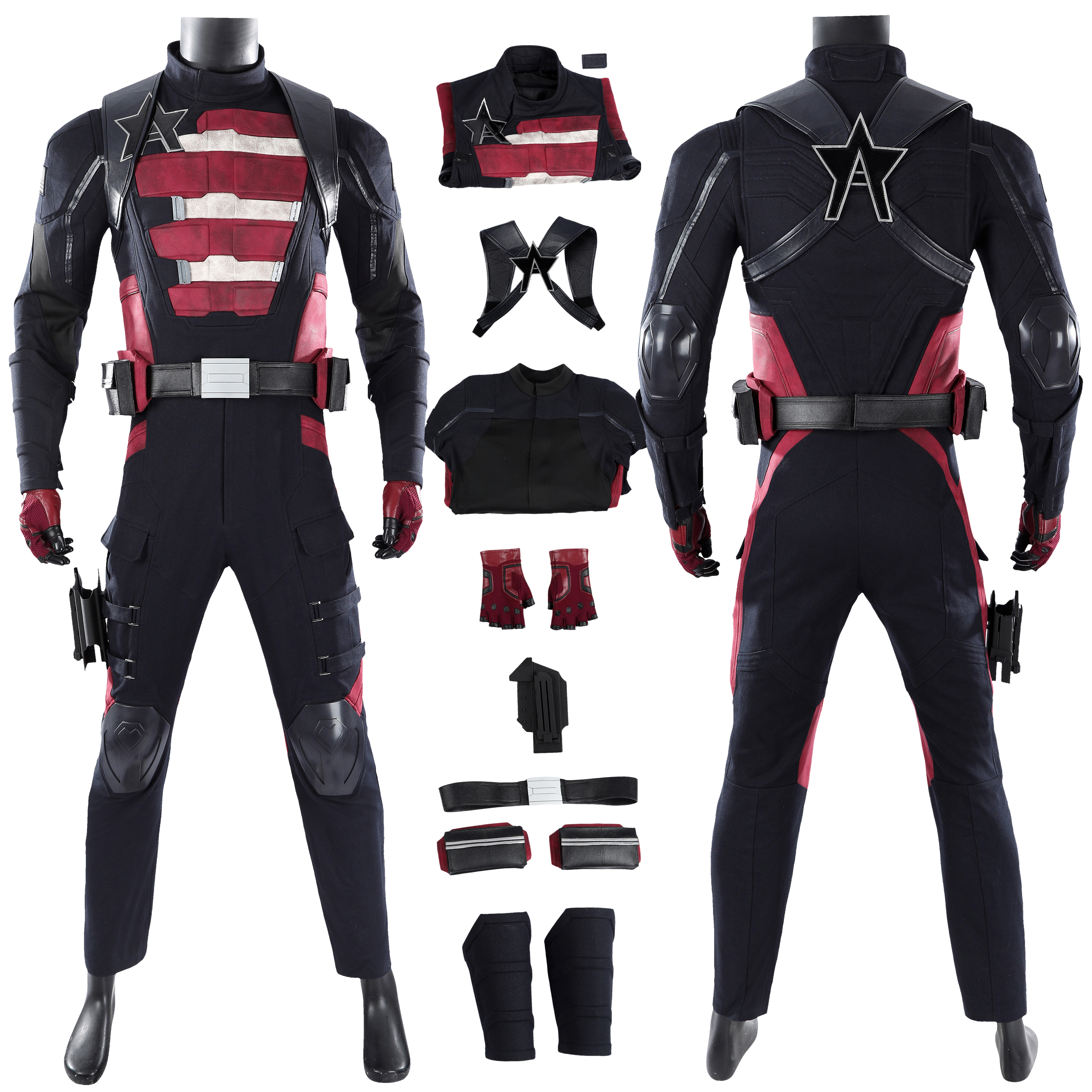 Thunderbolts U.S. Agent Costume John Walker Cosplay Suit UnibuyPlus