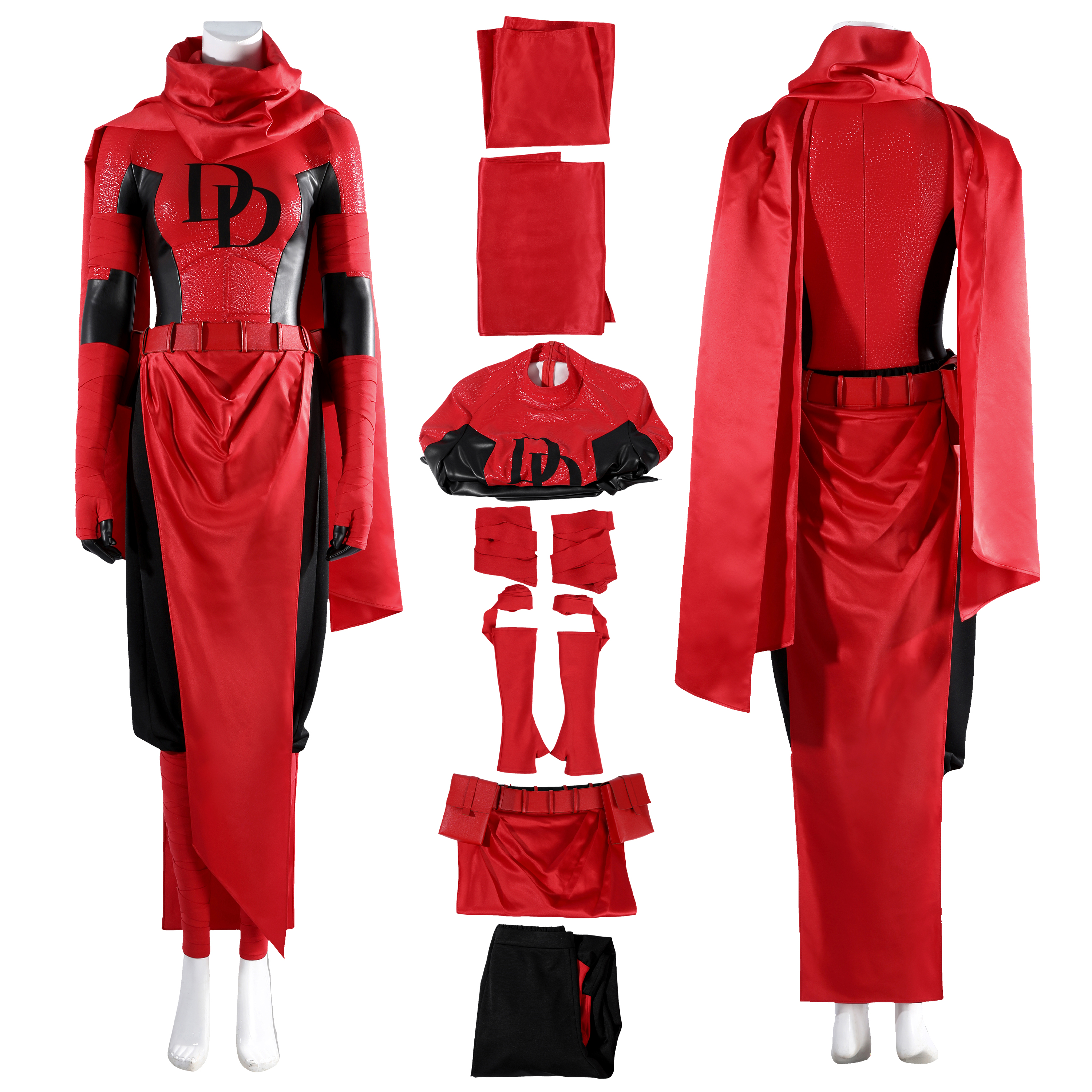 Daredevil Elektra Natchios Costume Cosplay Suit Unibuyplus