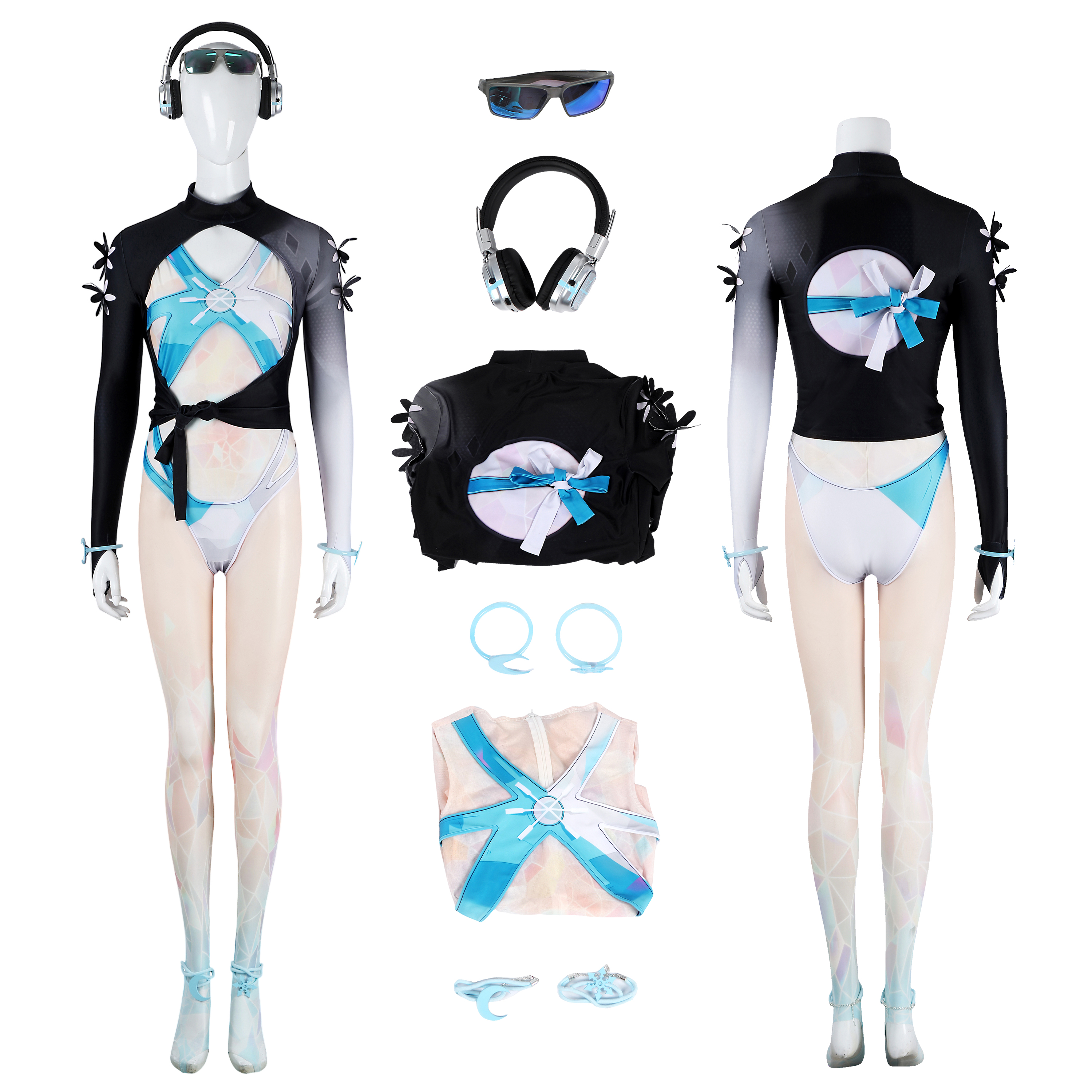 Marvel Rivals Luna Snow Costume Cosplay Suit Unibuyplus