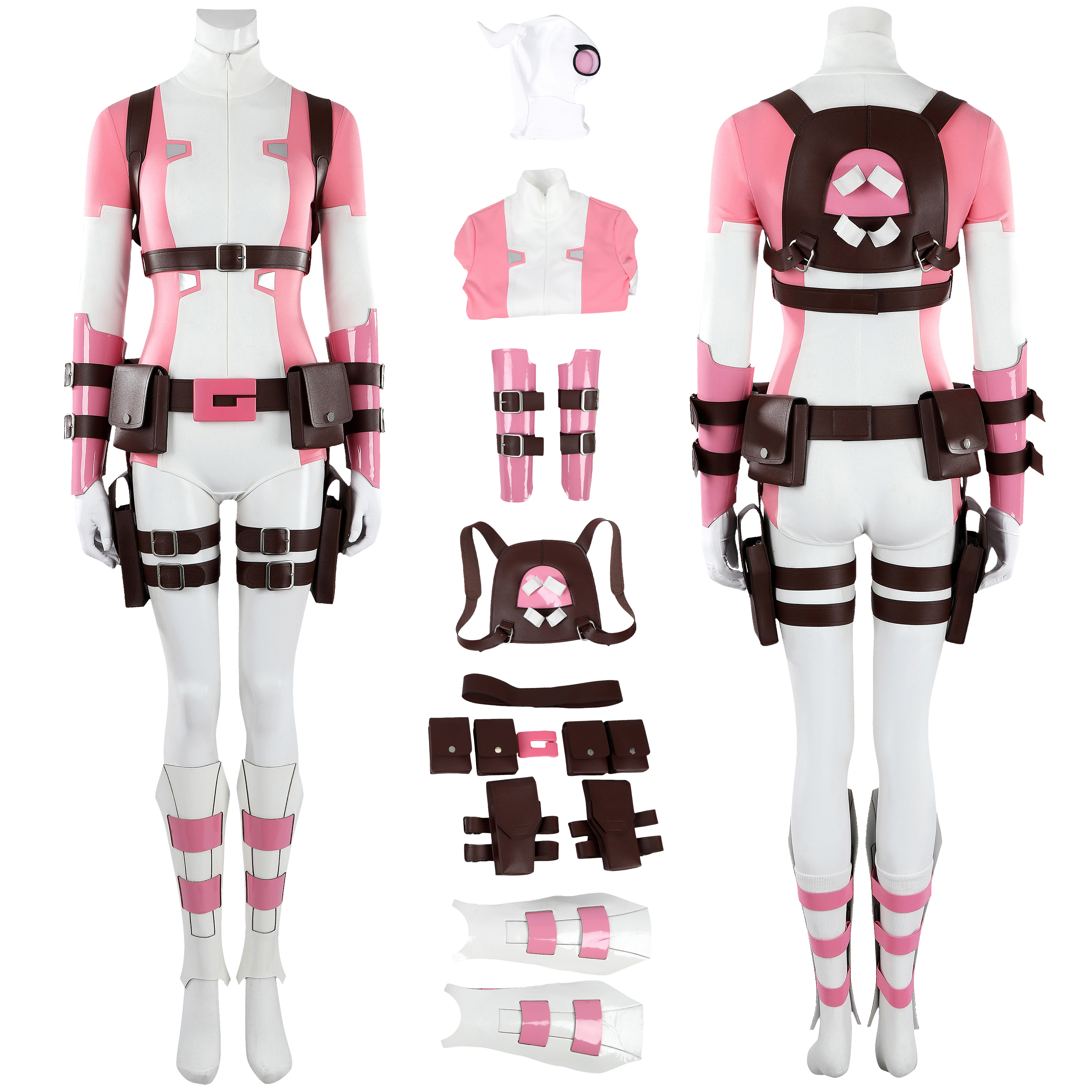 Gwenpool Costume Gwendolyn "Gwen" Poole Cosplay Suit Marvel Comics Unibuyplus