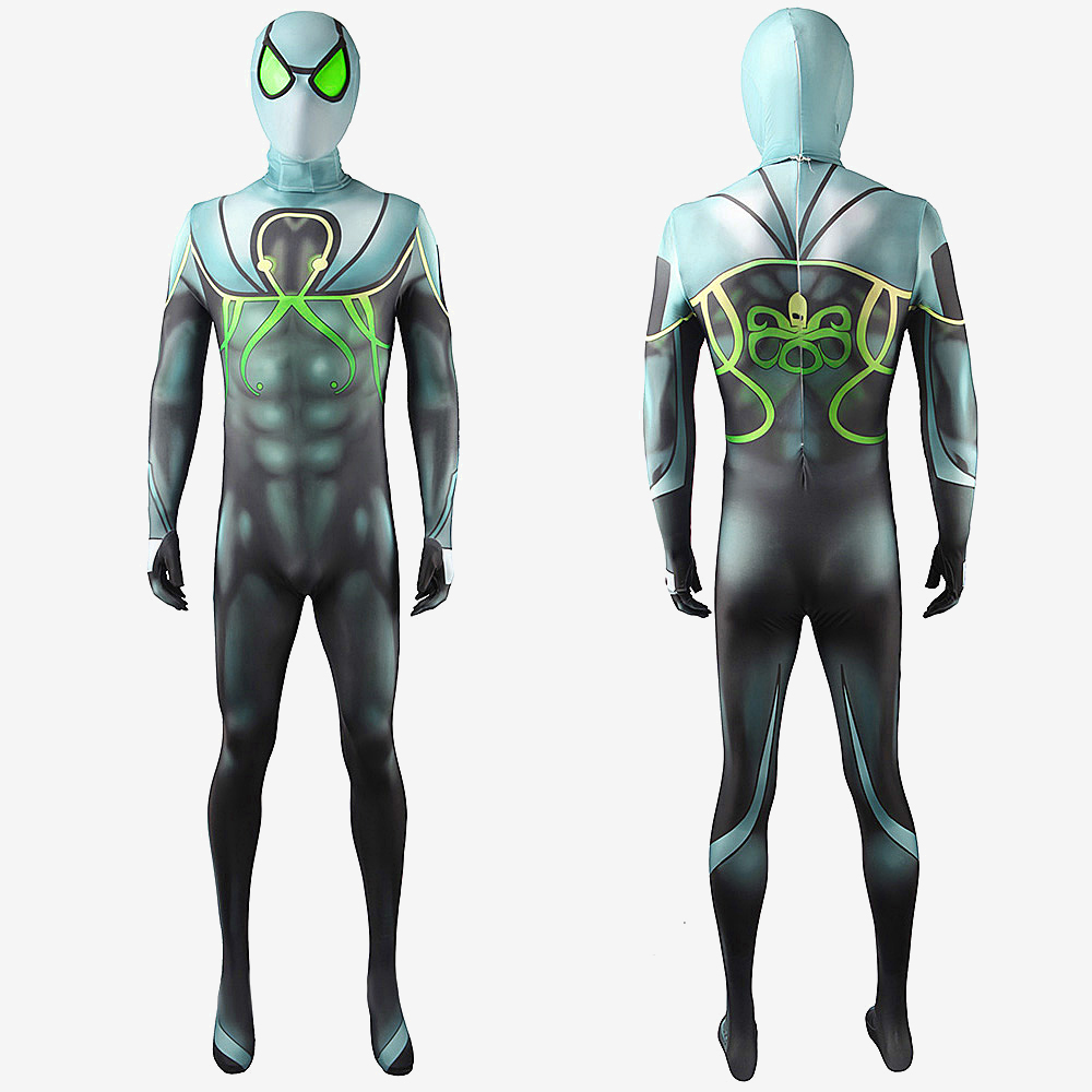 Spider Man Doctor Octopus Suit Cosplay Costume Jumpsuit For Kids Adult Unibuy
