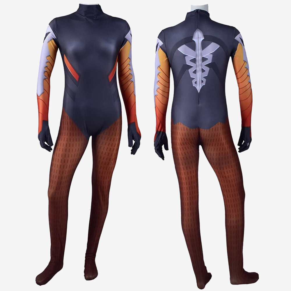 Overwatch Cosplay Mercy Angela Ziegler Costume Jumpsuit For Kids Adult Unibuy