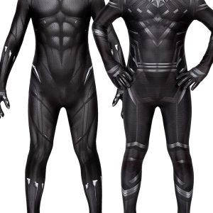 Black Panther T'Challa Kids Costume Cosplay Suit Captain America Civil War Unibuy