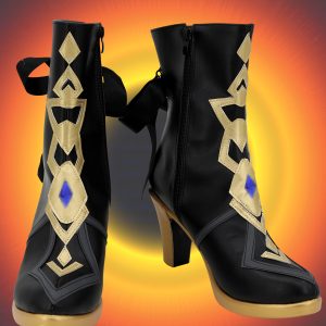 Genshin Impact Navia Shoes Cosplay Women Boots Unibuy