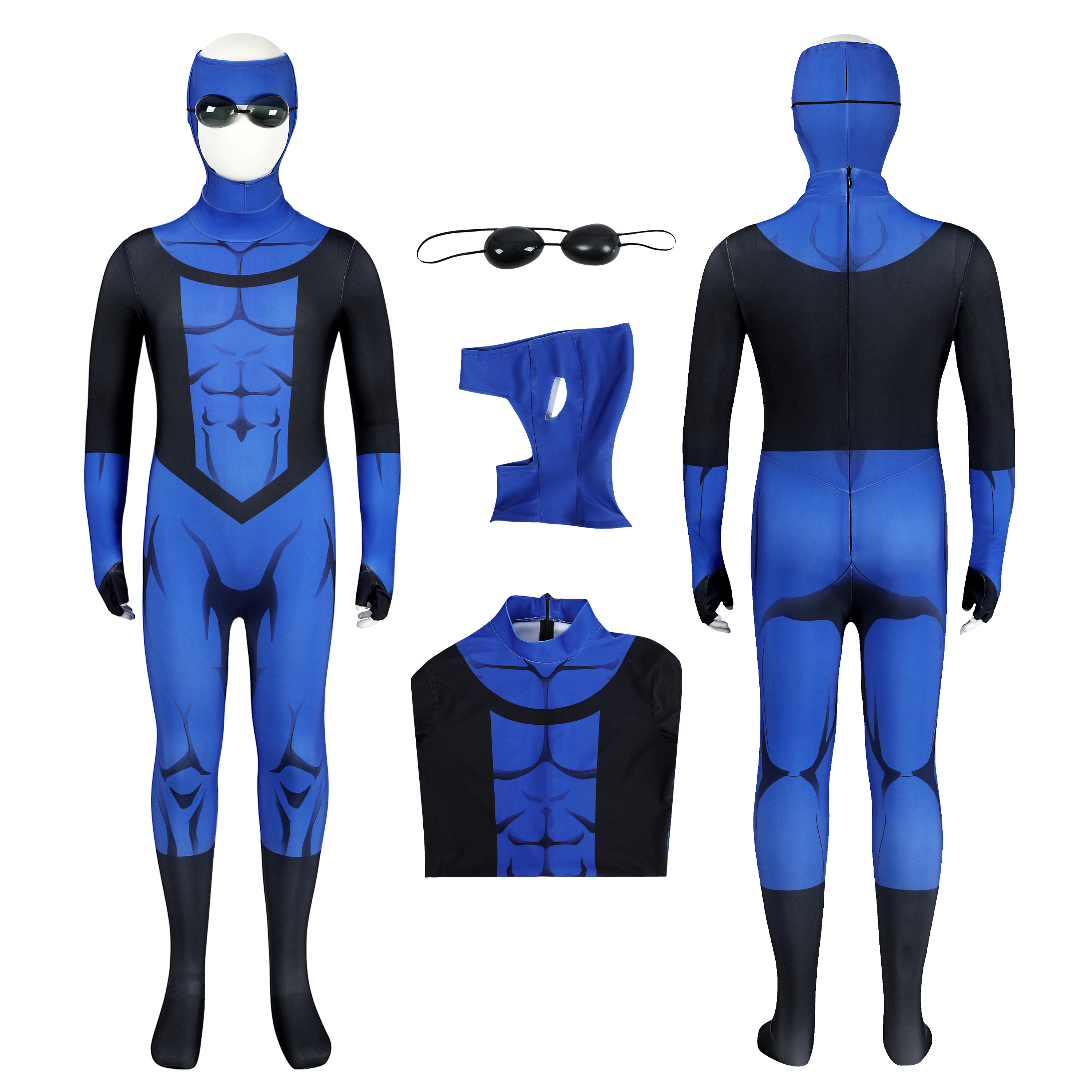 Invincible 3 Mark Grayson Kid Suit Costume Cosplay Bodysuit Unibuyplus