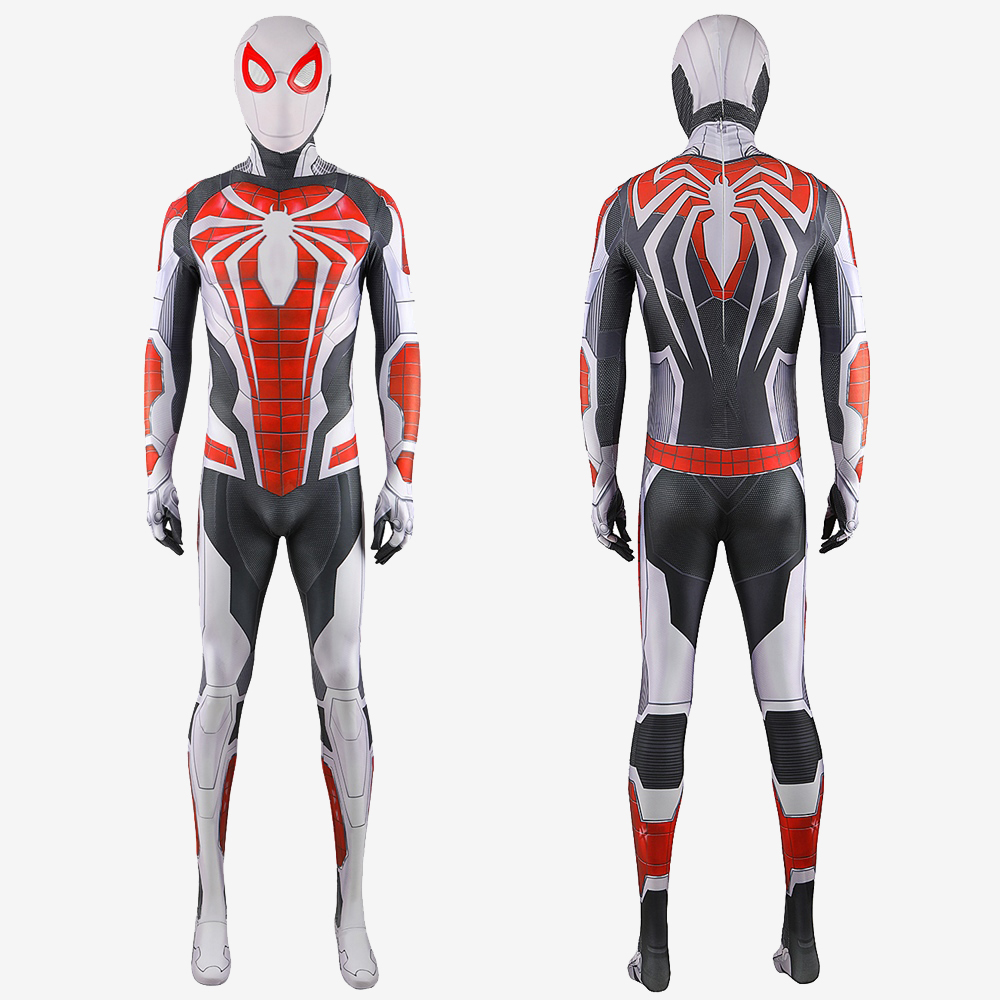 Marvel's Spider-Man 2099 White Suit Costume Cosplay Bodysuit For Men Kids UnibuyPlus