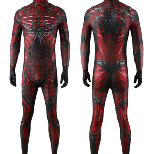 Marvel's Spider-Man 2 Venom Cosplay Costume Suit For Kids Adult Red Ver. Unibuyplus