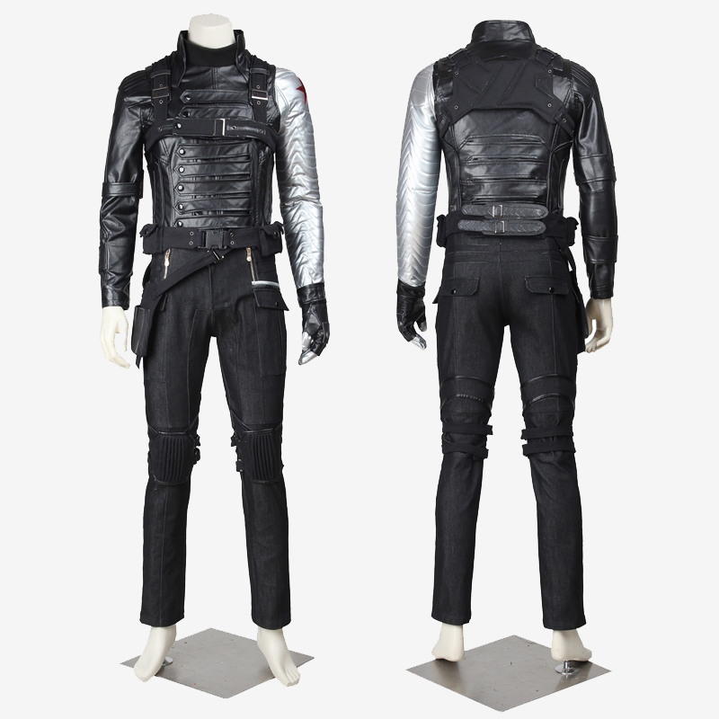 Winter Soldier Costume Cosplay Suit Bucky Barnes Unibuyplus