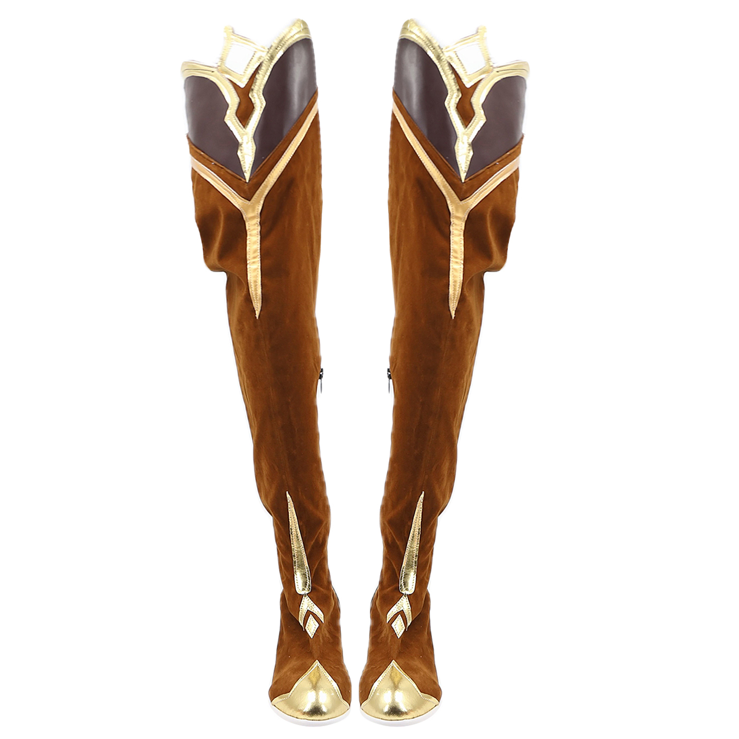 Genshin Impact Lumine Cosplay Shoes Women Boots As Heaven and Earth Are Made Anew Unibuyplus