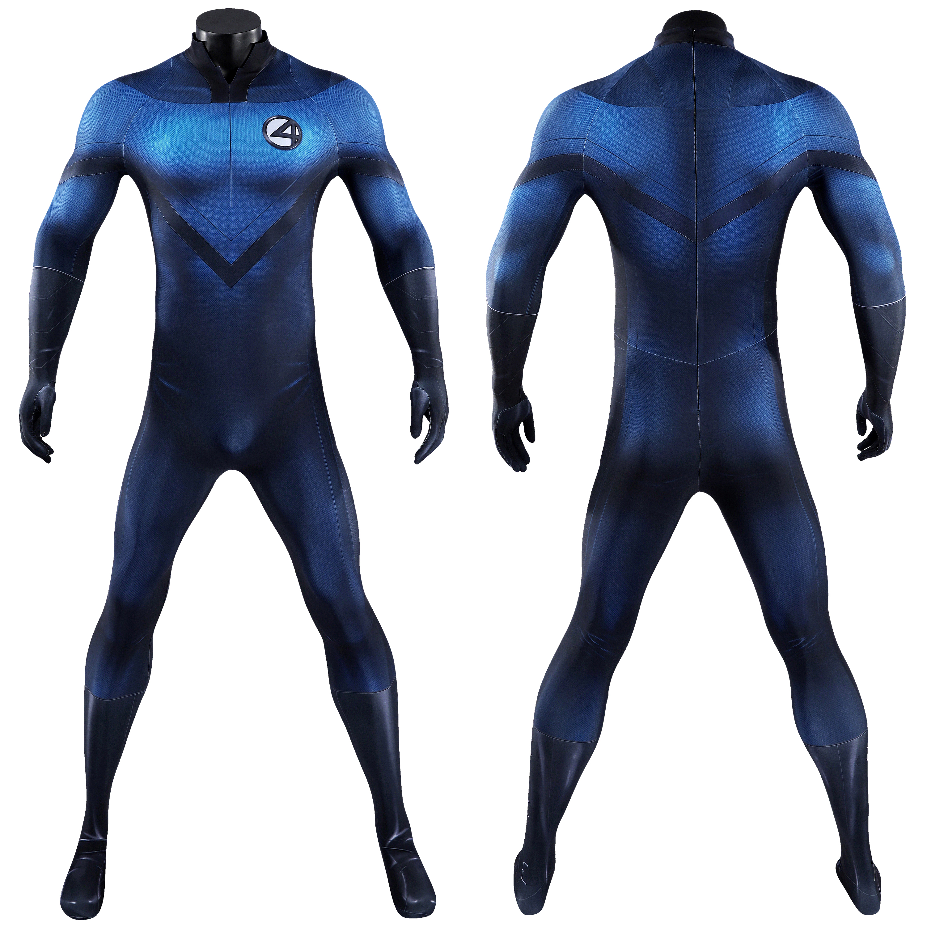 Fantastic Four Human Torch Bodysuit Costume Johnny Storm Cosplay Suit Unibuyplus