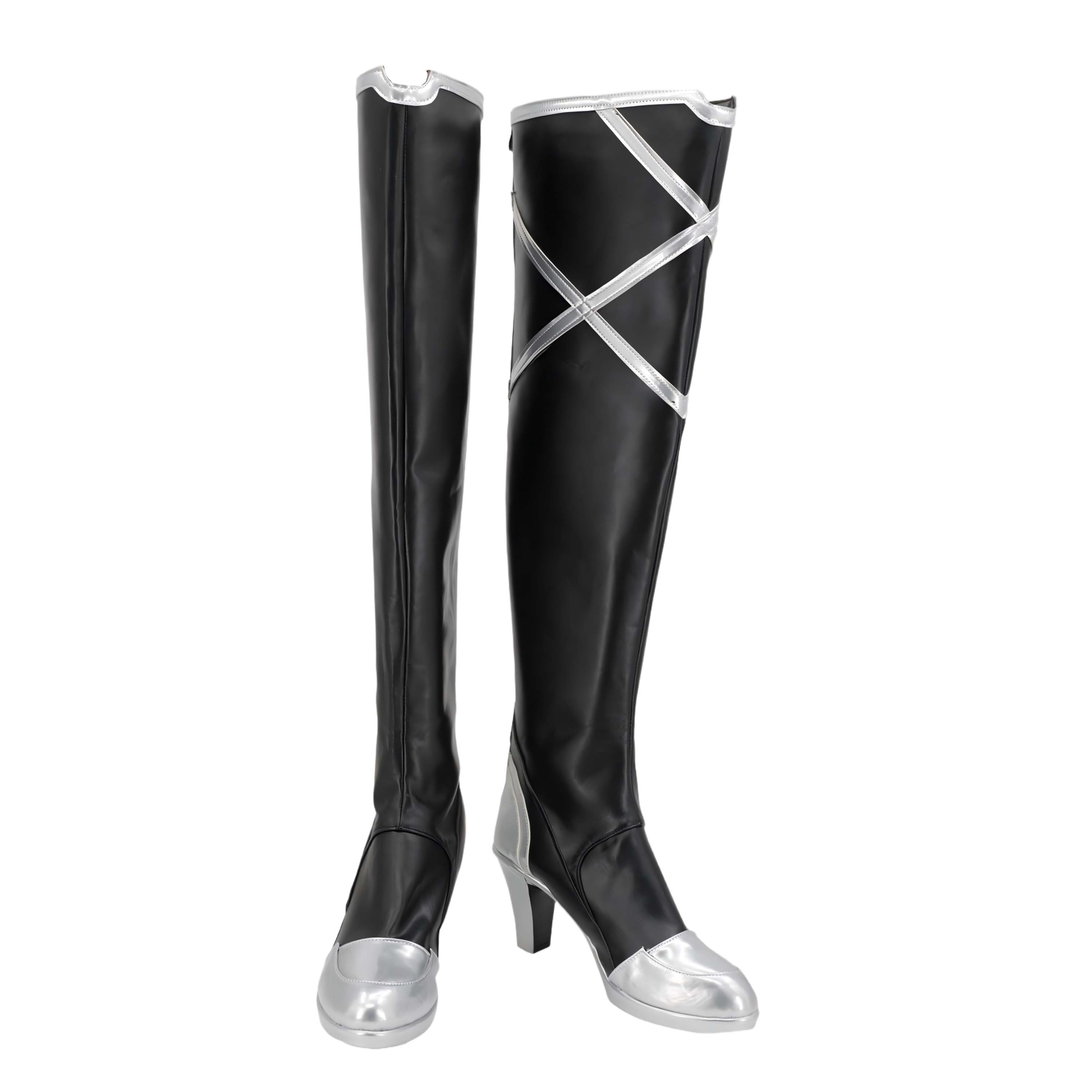 Honkai Impact 3rd Fu Hua Black Nuo of the Hawk Shoes Cosplay Women Boots Unibuyplus