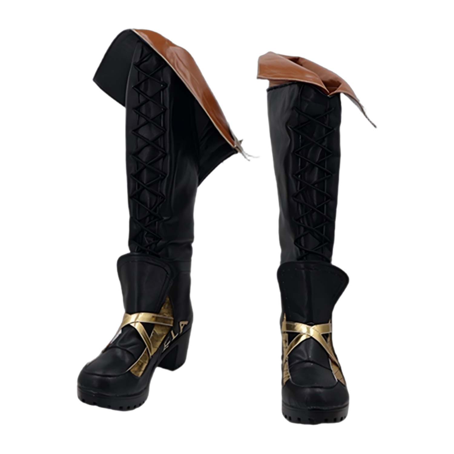Arknights Blaze Explosive Blueflame Cosplay Shoes Women Boots Unibuyplus