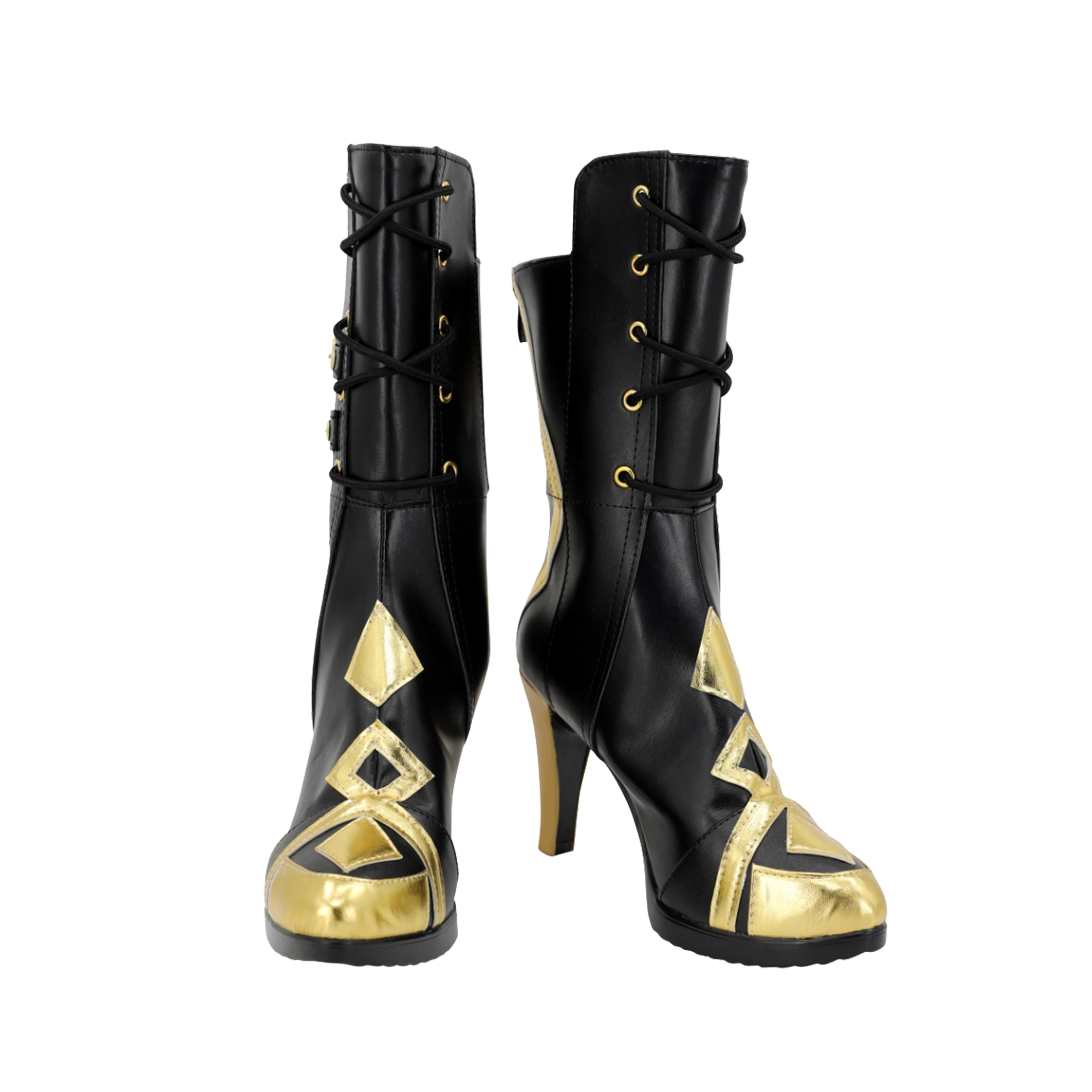 Genshin Impact Fatui Arlecchino Cosplay Shoes Women Boots Unibuyplus