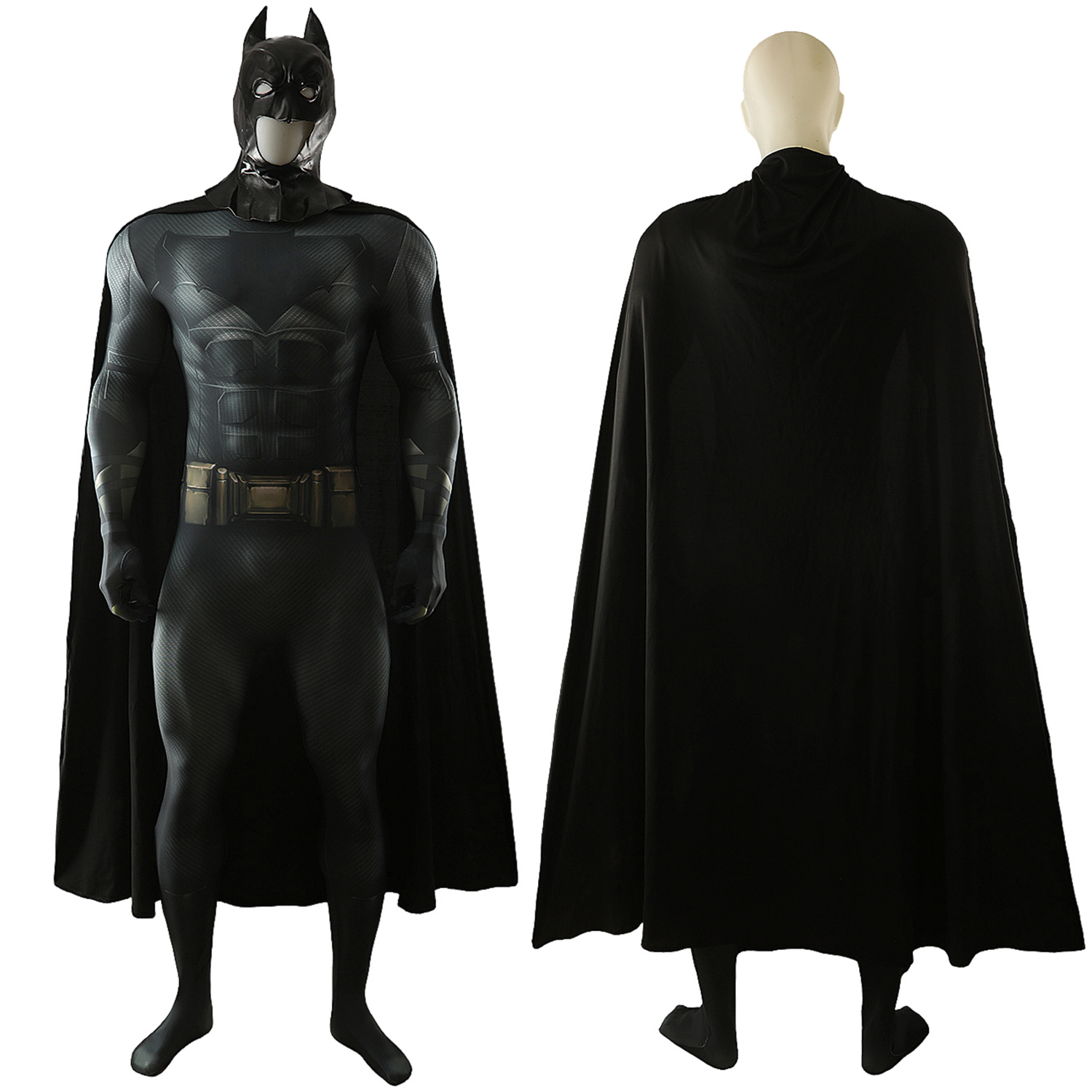 Zack Snyder's Justice League Batsuit Costume Cosplay Suit Jumpsuit Bodysuit Unibuyplus