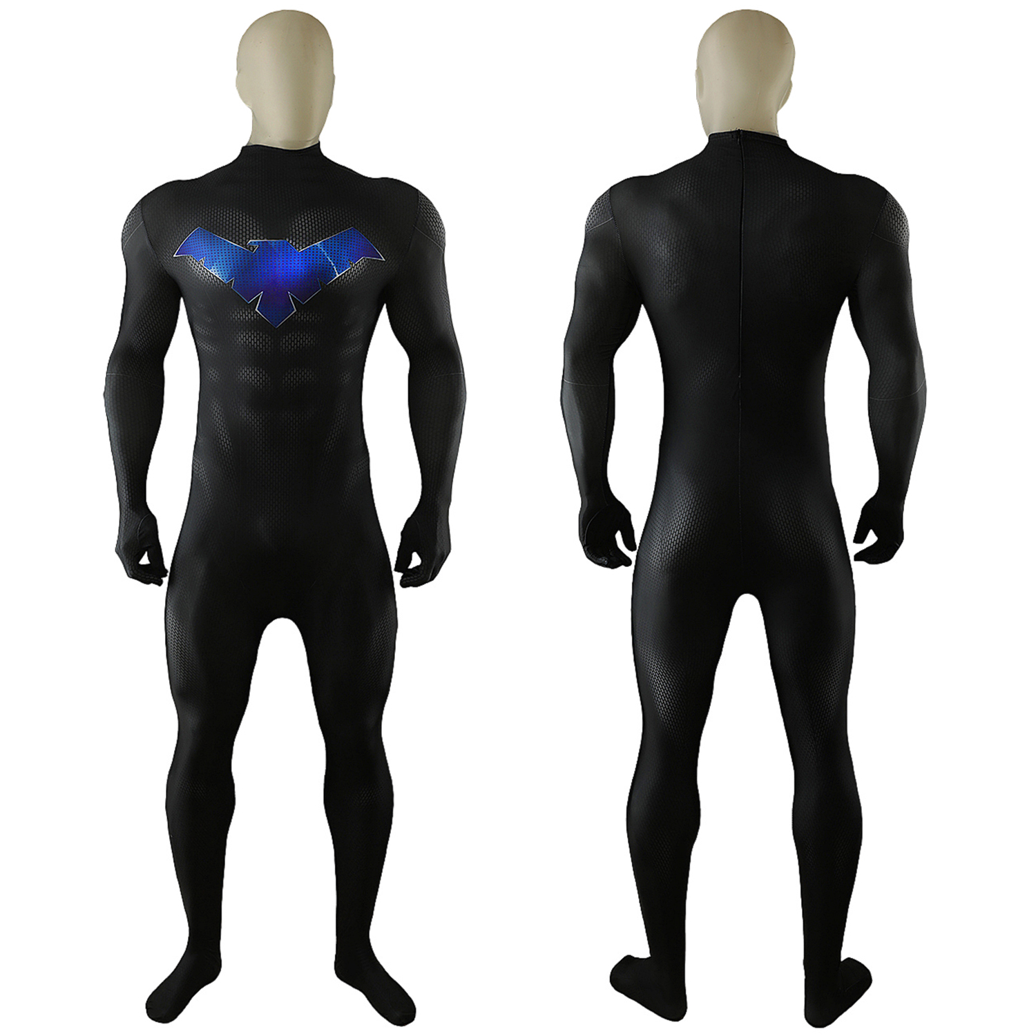 Justice League Blue V Costume Cosplay Suit Jumpsuit Bodysuit Unibuyplus