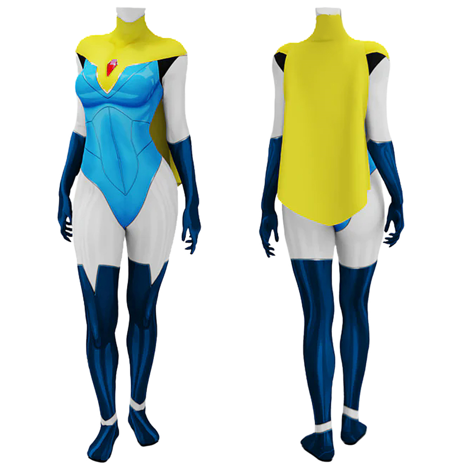 Dispatch Blonde Blazer Costume Cosplay Suit For Kids Adult Unibuyplus