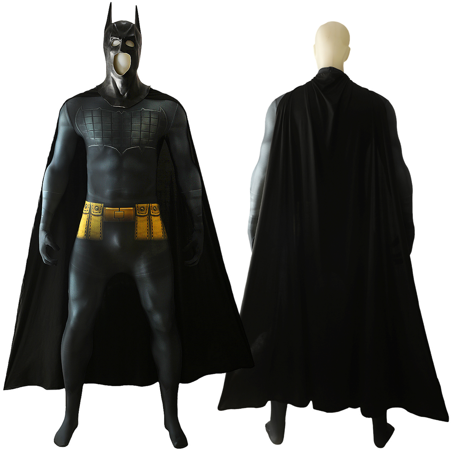 Absolute Batsuit Costume Cosplay Suit Jumpsuit Bruce Wayne Bodysuit Unibuyplus