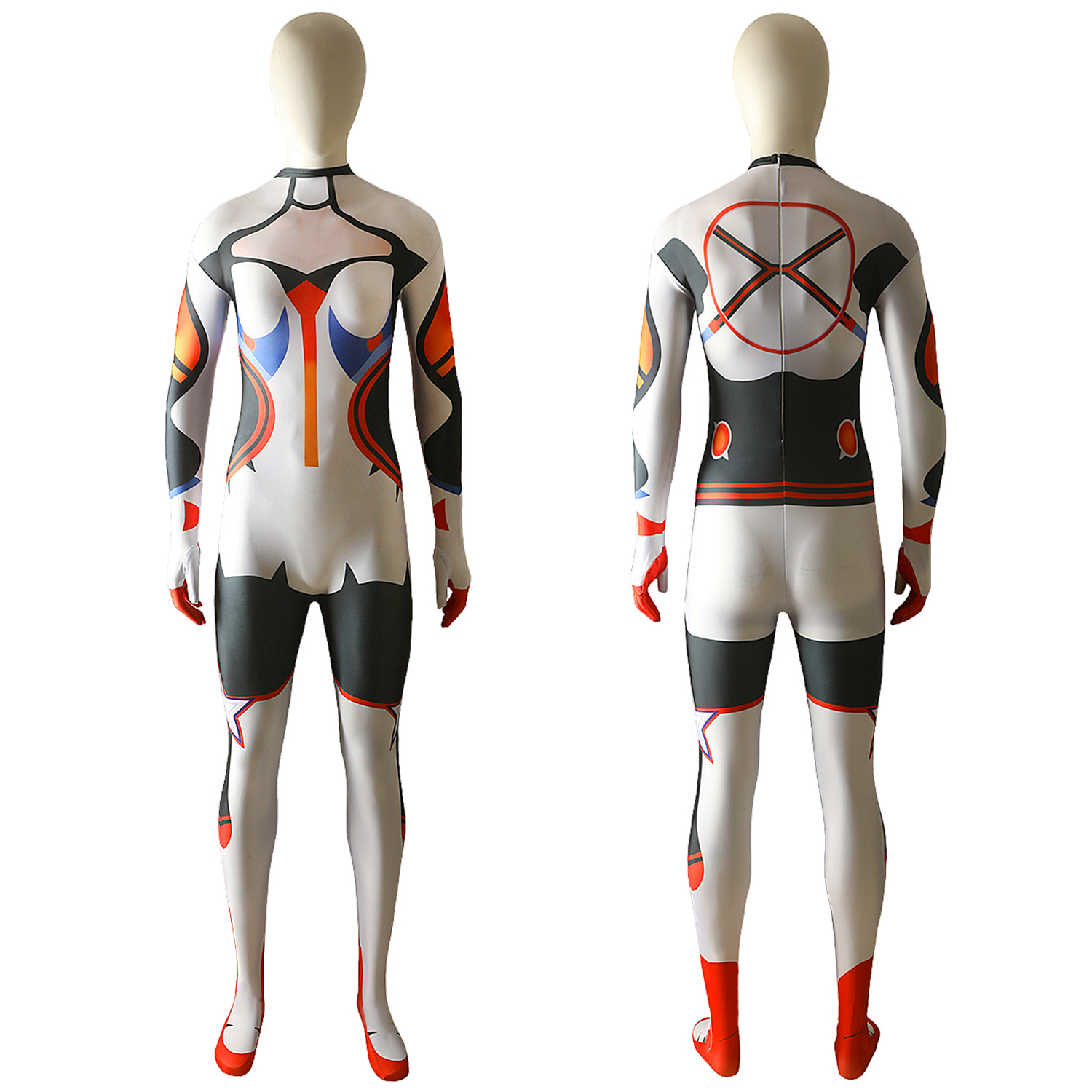 Honkai Impact 3rd Kiana Kaslana Bodysuit Costume Cosplay Suit For Kids Adult White Comet Unibuyplus
