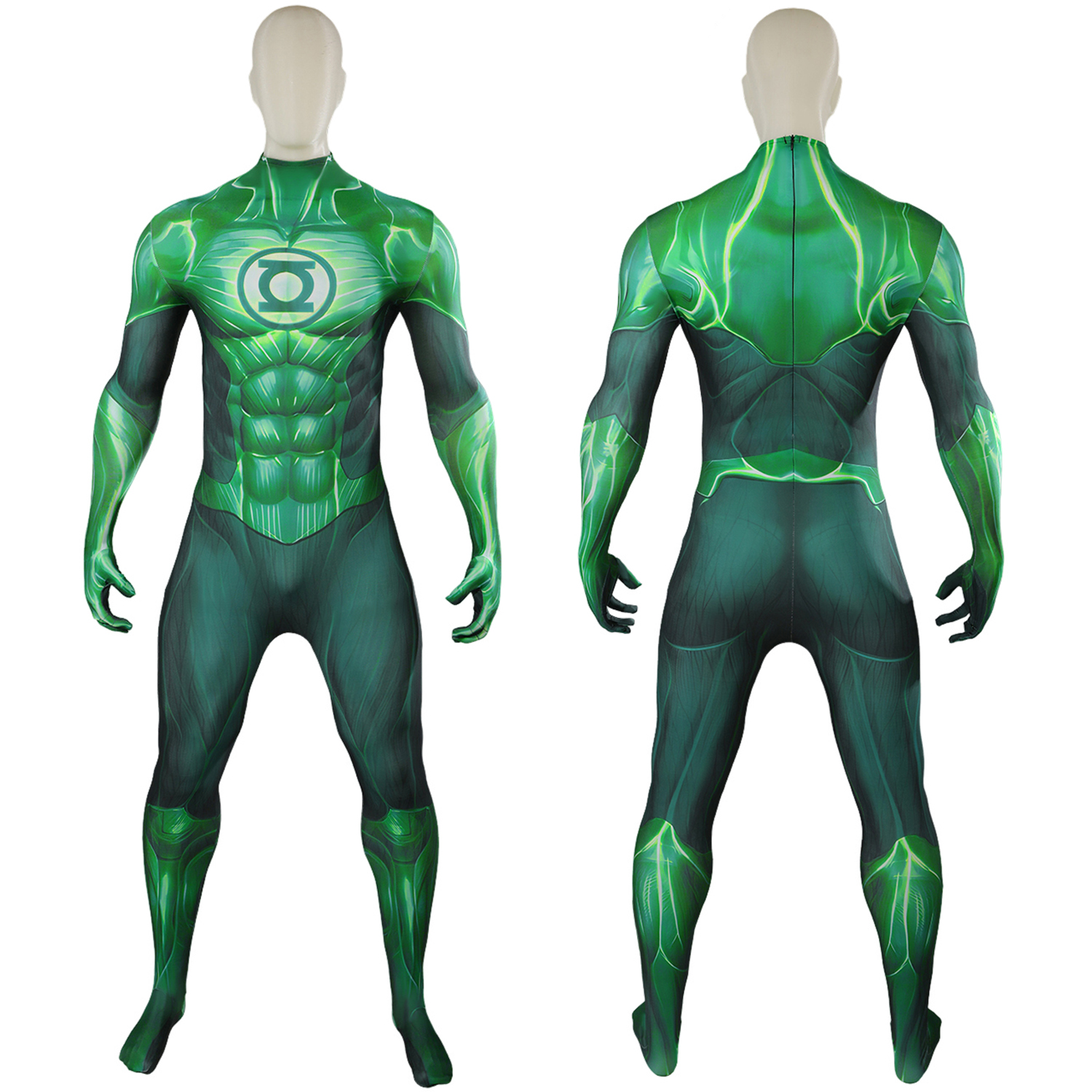 Green Lantern Bodysuit Costume Cosplay Suit For Kids Adult Unibuyplus