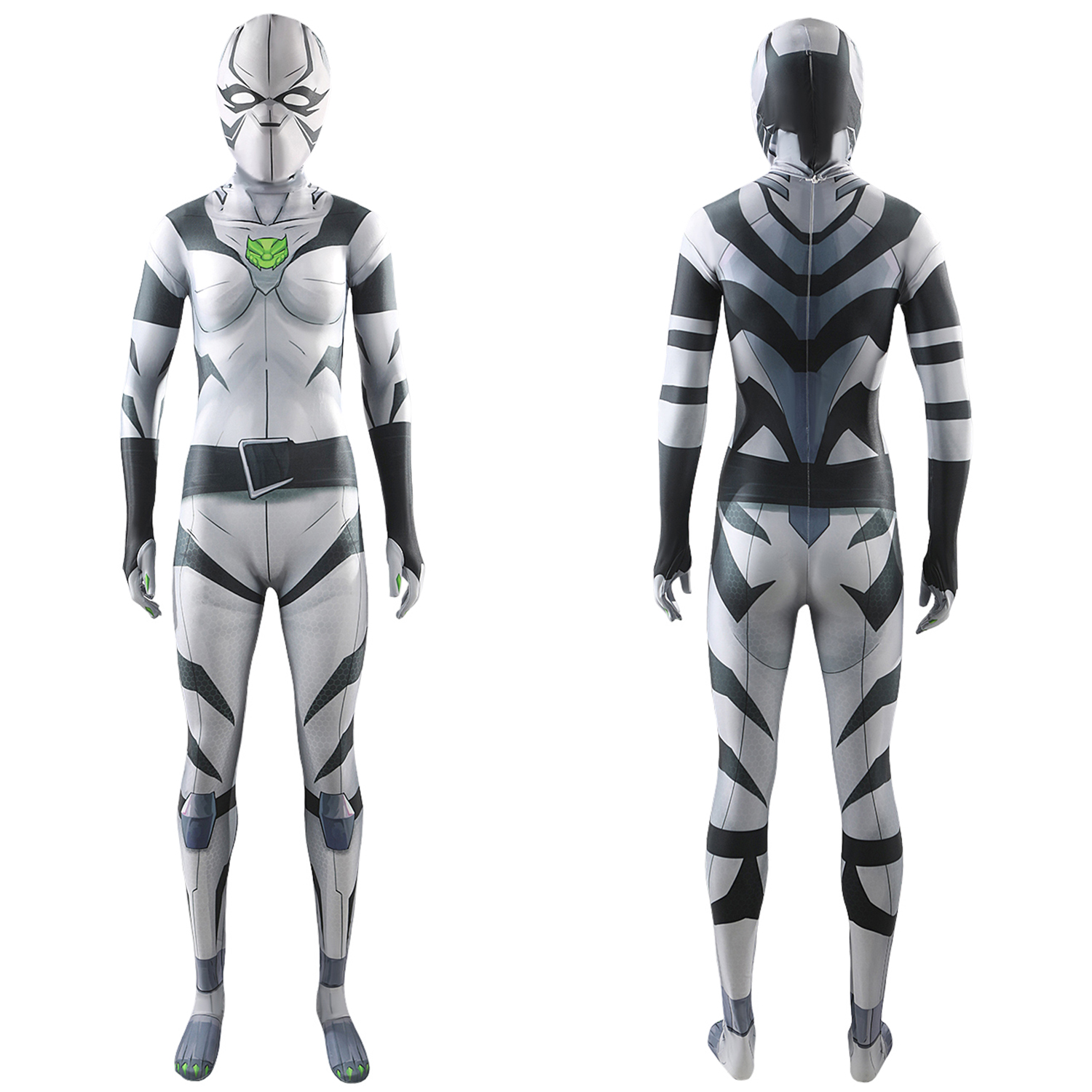 Marvel Rivals White Tiger Bodysuit Costume Ava Ayala Cosplay Suit For Kids Adult Unibuyplus