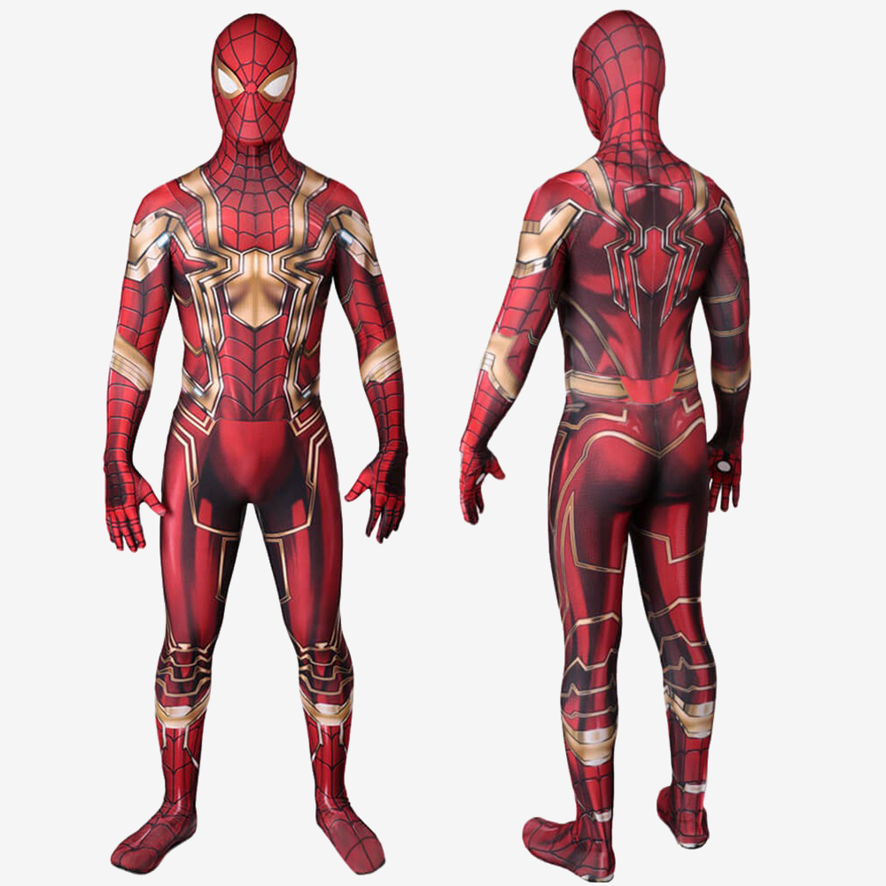 Avengers Infinity War Peter Parker Iron Spider-Man Suit Cosplay Costume Bodysuit Unibuy