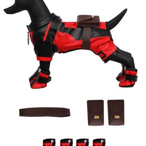 Deadpool 3 Dogpool Pet Clothes Dog Costume Cosplay Suit Unibuyplus