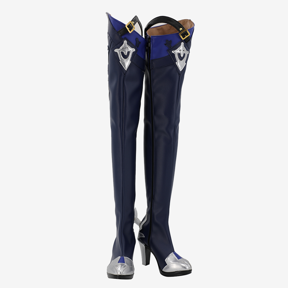 Genshin Impact Eula Shoes Cosplay Long Boots Ver.2 Unibuy