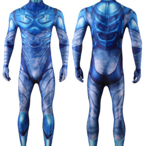 Blue Beetle Costume Cosplay Suit Bodysuit For Men Kids Unibuyplus
