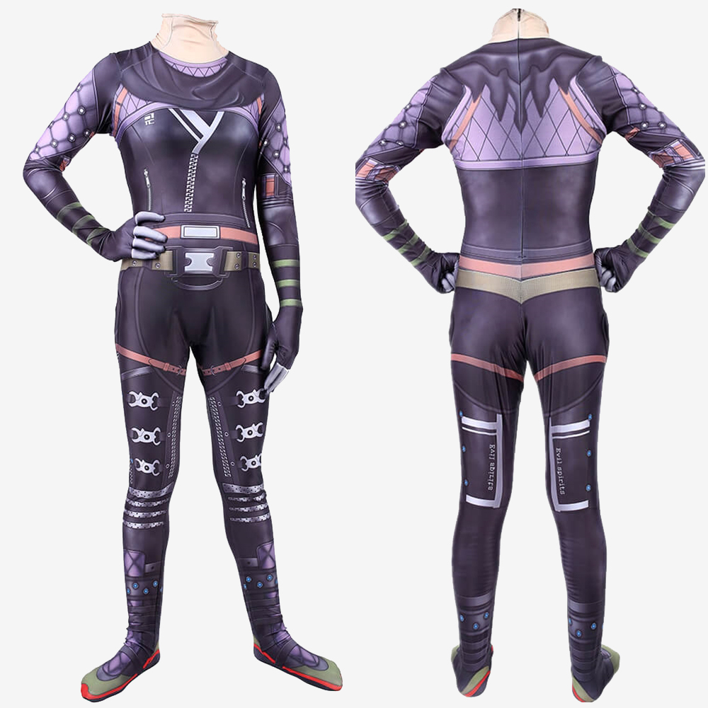 Apex Legends Wraith Costume Cosplay Jumpsuit Bodysuit For Kids Adult Unibuy