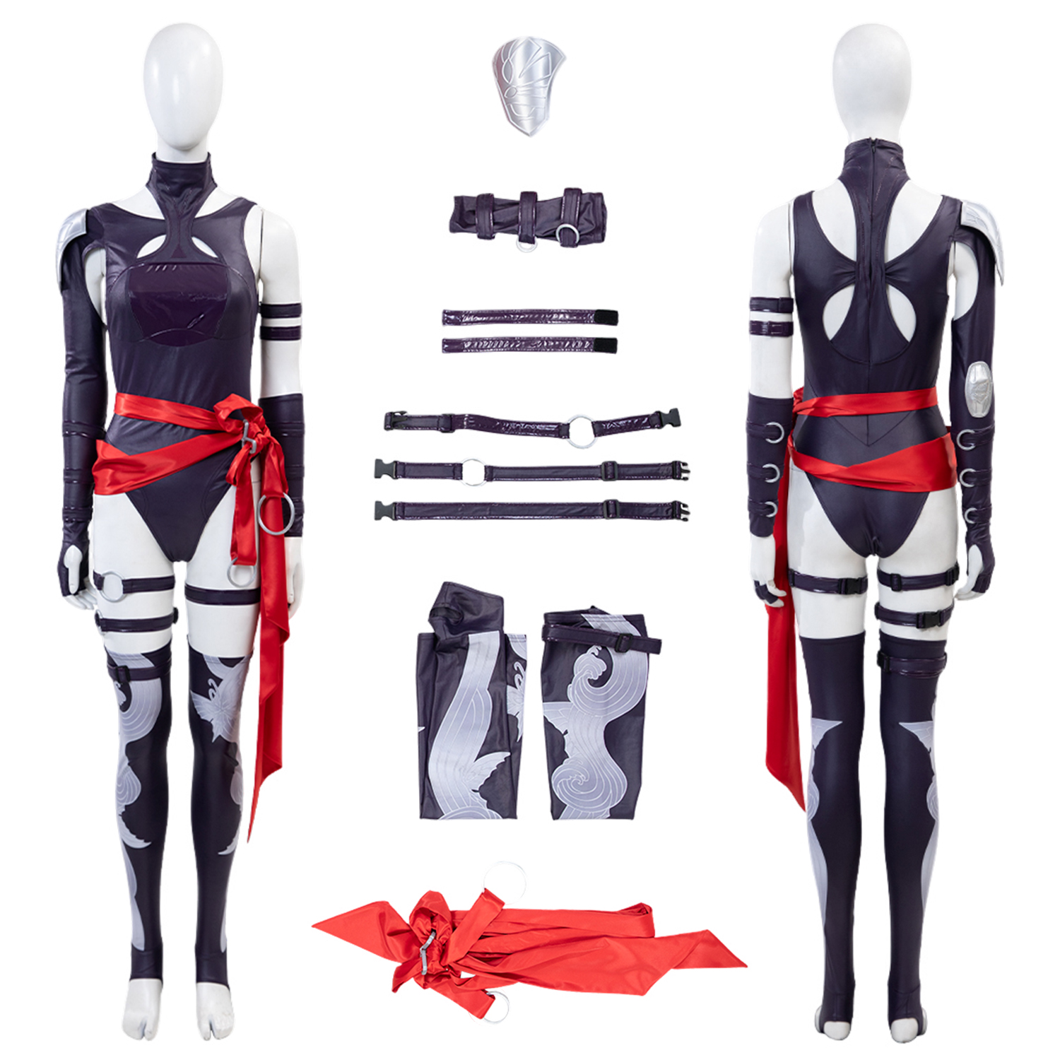 Marvel Rivals Psylocke Costume Cosplay Suit Elizabeth "Betsy" Braddock Vengeance Ver 2 Unibuyplus