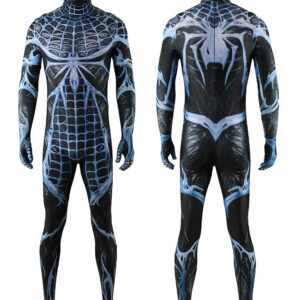 Marvel's Spider-Man 2 Venom Cosplay Costume Suit For Kids Adult Blue Ver. Unibuyplus