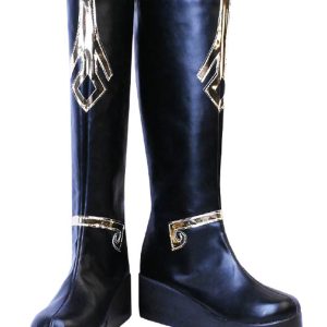 Genshin Impact Zhongli Shoes Cosplay Men Boots Unibuyplus