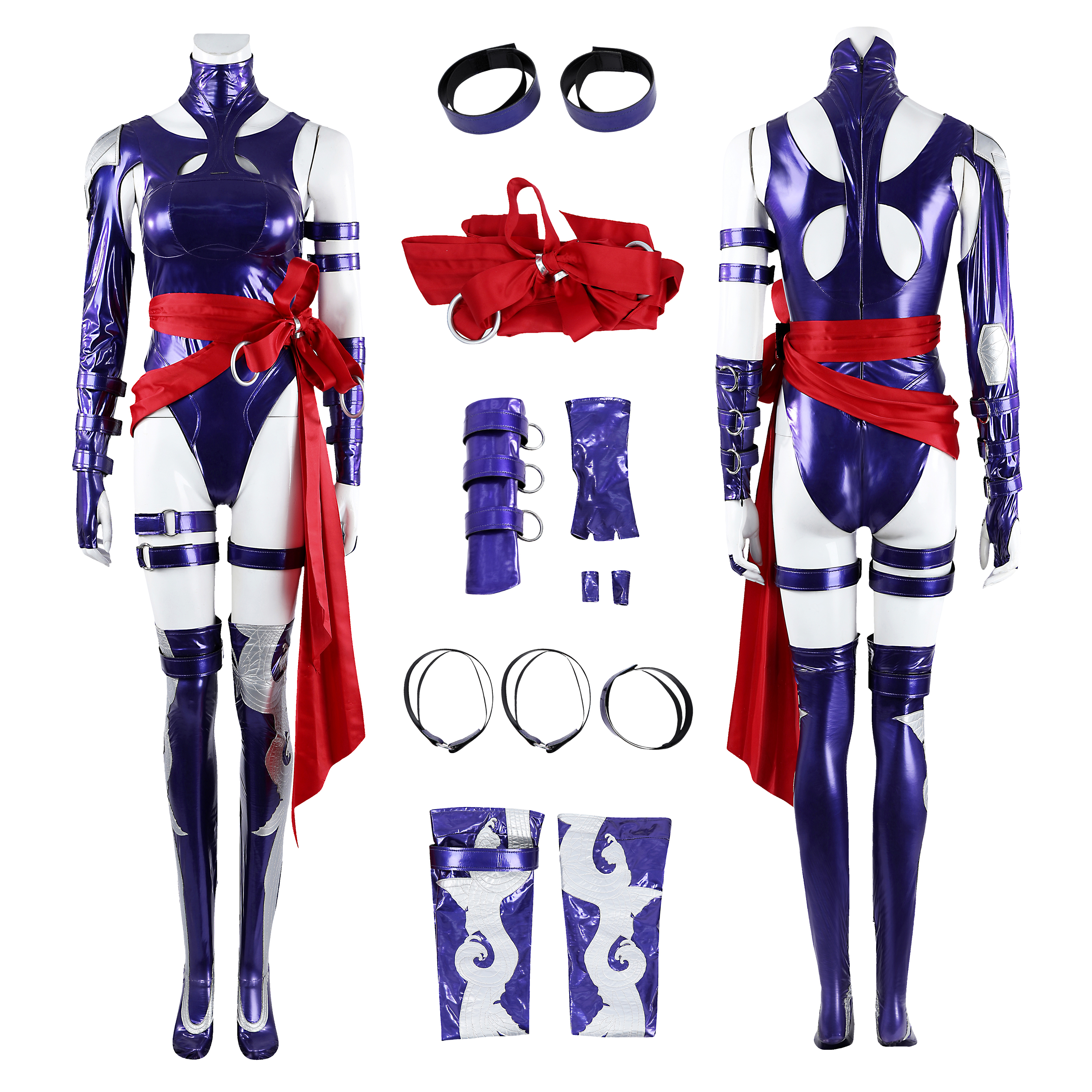 Marvel Rivals Psylocke Costume Cosplay Suit Elizabeth "Betsy" Braddock Vengeance Ver Unibuyplus