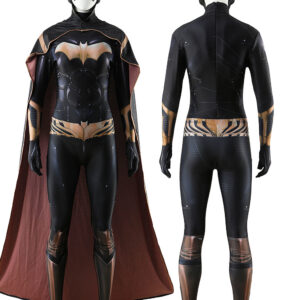 Batwoman Bodysuit Cosplay Costume Suit with Cloak For Kids Adult Batsuit: Arkham Knight Unibuyplus