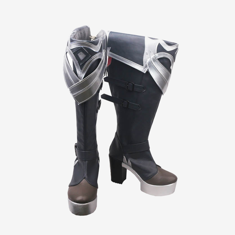 Genshin Impact Diluc Shoes Cosplay Men Boots Red Dead of Night Ver.1 Unibuy