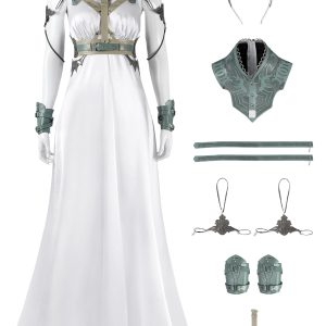 Final Fantasy VII Rebirth Aerith Tifa Yuffie Loveless Rosa Dress Costume Cosplay Suit Unibuyplus