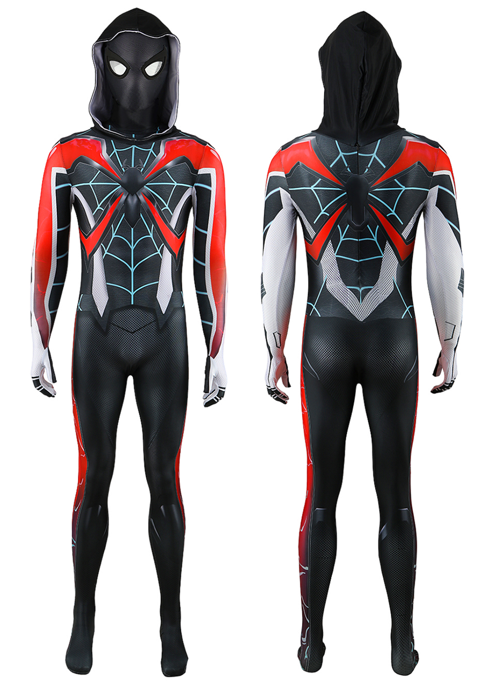 Marvel's Spider-man 2 Miles Morales Bodysuit Costume Cosplay For Adult Kids Unibuyplus