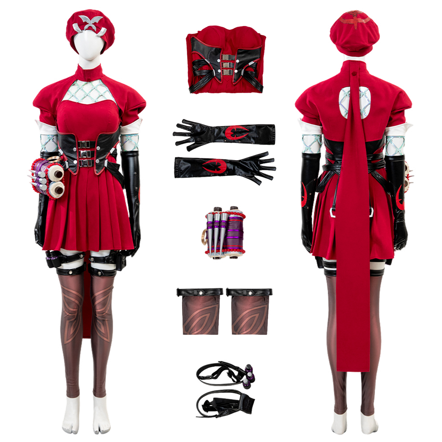Marvel Rivals Psylocke Costume Cosplay Suit Blood Kariudo Ver 2 Unibuyplus